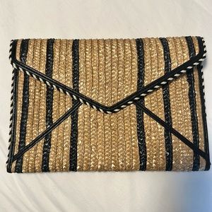 Rebecca Minkoff Straw Clutch - Brand New